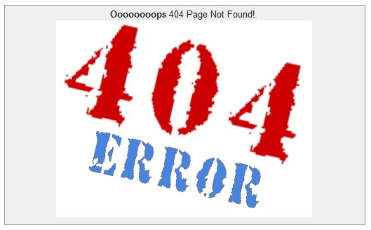 Custom 404 Error Page Preview